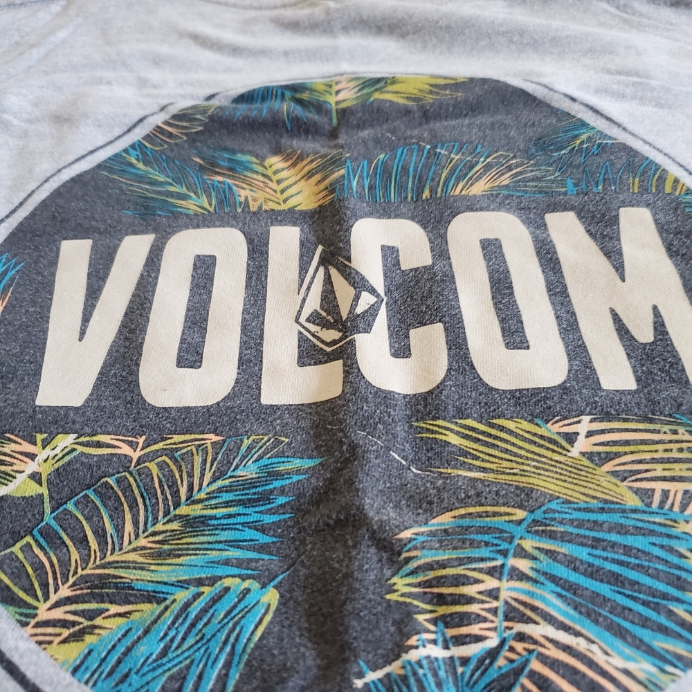Volcom Stone Vintage T- Shirt - Grey Medium